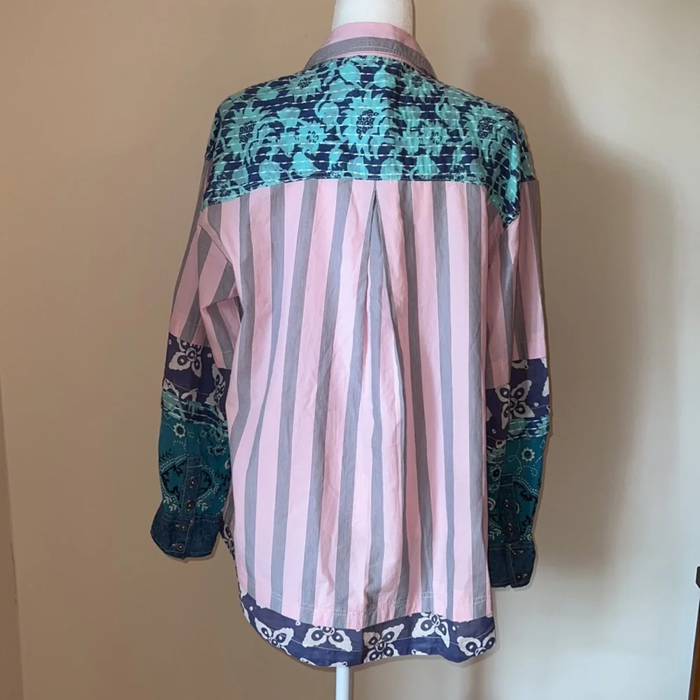 Free People Wild Dunes Stripe Shirt - Picture 11 of 16